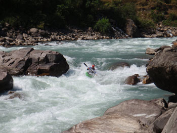 Kayaking in Nepal